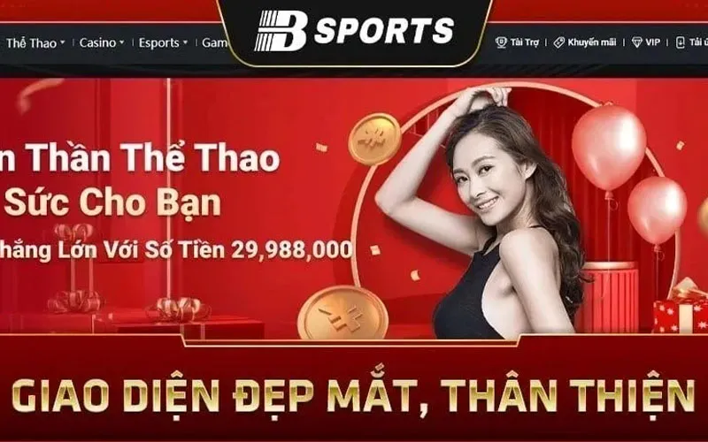 Giới thiệu Bsport với giao diện cực chất