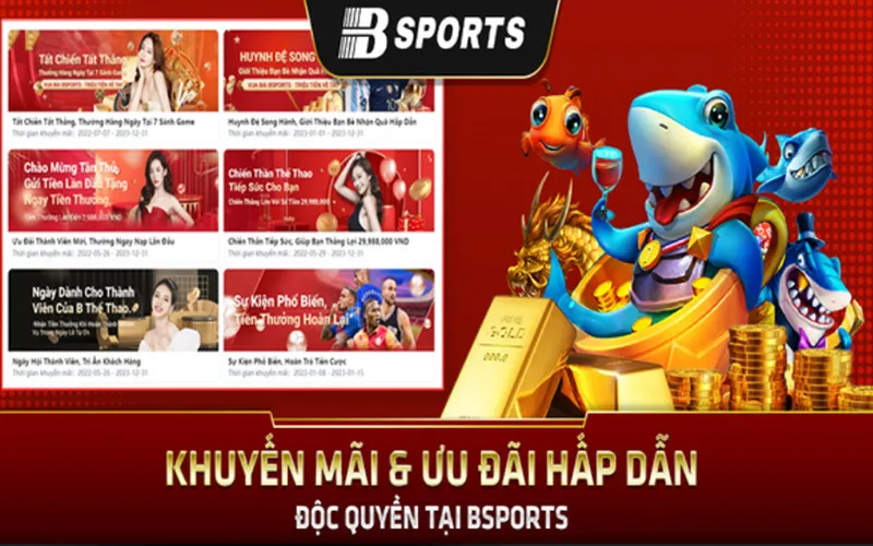 Lý do vì sao các chương trình khuyến mãi bsport hấp dẫn hội viên